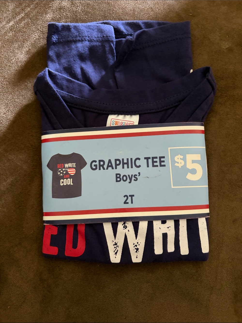 Boys' Navy Graphic Tee - 2T